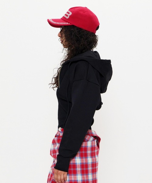BEEDEN クロップド丈パーカーFree size BEEDEN（ビーデン）の「2P CUT TOPS（パーカー）」 - WEAR