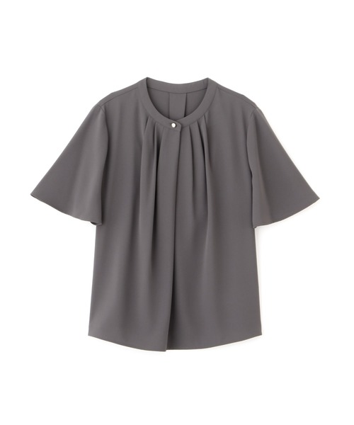 NATURAL BEAUTY BASIC(ナチュラルビューティーベーシック)の「◇フロントタックフレアスリーブブラウス(シャツ/ブラウス・レディース・ブルー/オフホワイト/チャコールグレー・MEDIUM/SMALL)」の20枚目の写真