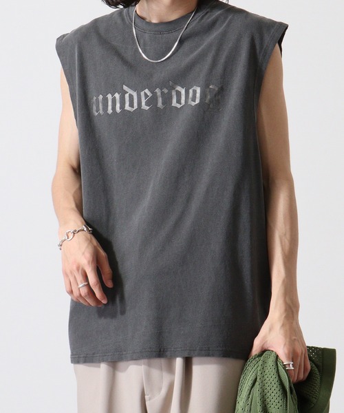 FUNALIVE（ファンアライブ）の「天竺 ﾋﾟｸﾞﾒﾝﾄ ﾌﾟﾘﾝﾄﾉｰｽﾘｰﾌﾞ（タンクトップ・メンズ・ブラック系2/ブラック系1/ブラウン系3/ブラウン系2/ブラウン系1/ブラック系3・XL/L/M）」の14枚目の写真