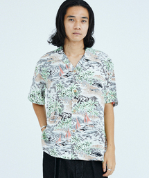 SUN SURF × JOURNAL STANDARD / 別注 アロハシャツ Palmtree × Wave