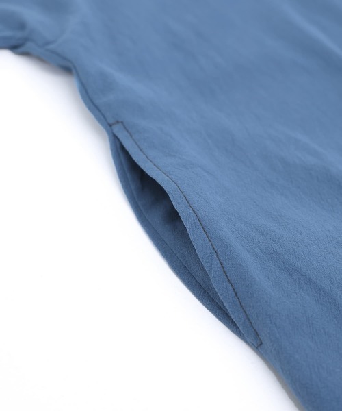 n'OrLABEL（ノアールレーベル）の「『スキッパーデザインフレアワンピース』（ワンピース・レディース・ブラック/ブルー/ダークオレンジ・1/2）」の6枚目の写真