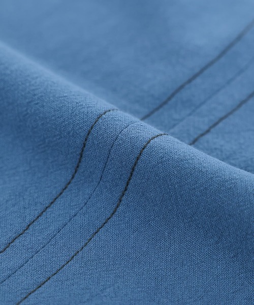 n'OrLABEL（ノアールレーベル）の「『スキッパーデザインフレアワンピース』（ワンピース・レディース・ブラック/ブルー/ダークオレンジ・1/2）」の5枚目の写真