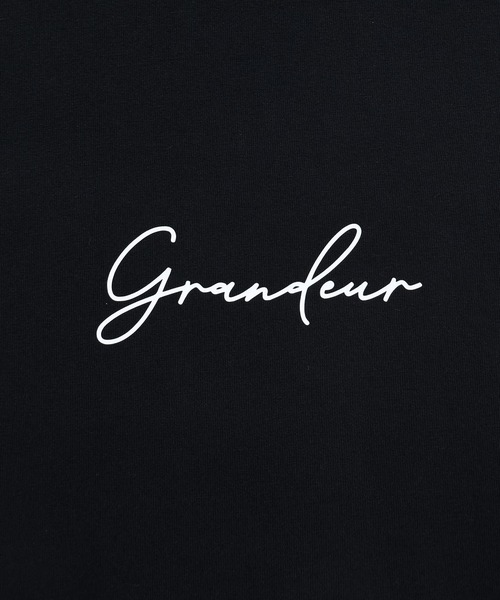 Social GIRL(ソーシャルガール)の「grandeur筆記体ロゴ半袖Tシャツ コットン100%(Tシャツ/カットソー・レディース・ブルー/ブラック/ホワイト・L/M)」の22枚目の写真