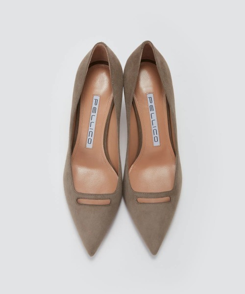 PELLICO,ANIMA アネッリ スウェード パンプス 6.5cm TAUPE - WEAR
