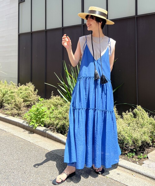 NOLLEY’S（ノーリーズ）の「タックノースリーブプルオーバーカットソー（Tシャツ/カットソー・レディース・ホワイト/ピンク/ブルー/ベージュ/ブラック・38/36）」の20枚目の写真