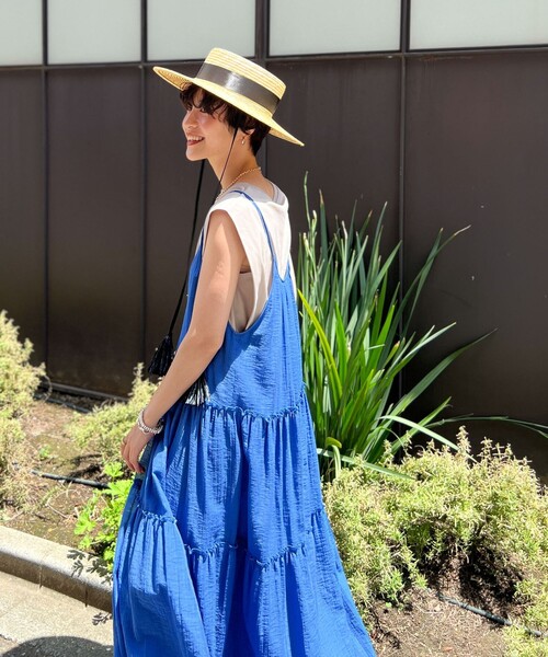 NOLLEY’S（ノーリーズ）の「タックノースリーブプルオーバーカットソー（Tシャツ/カットソー・レディース・ホワイト/ピンク/ブルー/ベージュ/ブラック・38/36）」の22枚目の写真