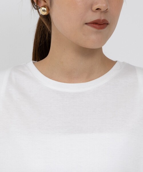 NOLLEY’S（ノーリーズ）の「タックノースリーブプルオーバーカットソー（Tシャツ/カットソー・レディース・ホワイト/ピンク/ブルー/ベージュ/ブラック・38/36）」の12枚目の写真