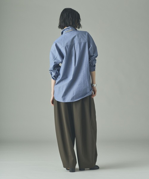 カレンソロジー＜&RC＞ビッグシャツブルー Curensology(カレンソロジー)/＜&RC＞ビッグシャツ（シャツ