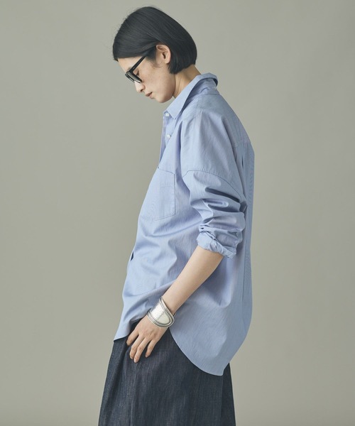 Curensology(カレンソロジー)の「Curensology(カレンソロジー)/<&RC>ビッグシャツ(シャツ/ブラウス・レディース・ブルー系その他5/ブルー系その他/ピンク系その他5/サックスブルー系5/グレー/ブルー/サックスブルー系/ホワイト・FREE)」の18枚目の写真