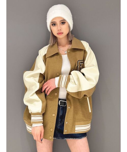 GYDA（ジェイダ）の「Symmetry GYDAシャギーニットCAP（ニットキャップ/ビーニー・レディース・ブラック/オフホワイト・FREE）」の12枚目の写真