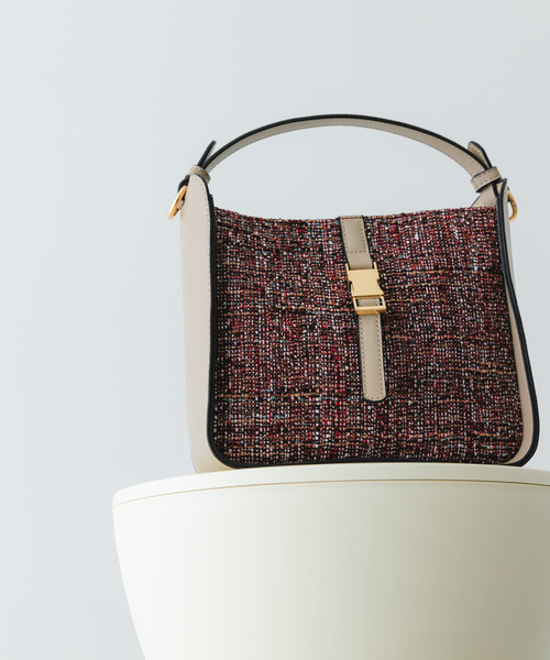 RODE SKO(ロデスコ)の「ツイードショルダーバッグ(ショルダーバッグ・レディース・レッド/ブラック・ONE)」の12枚目の写真