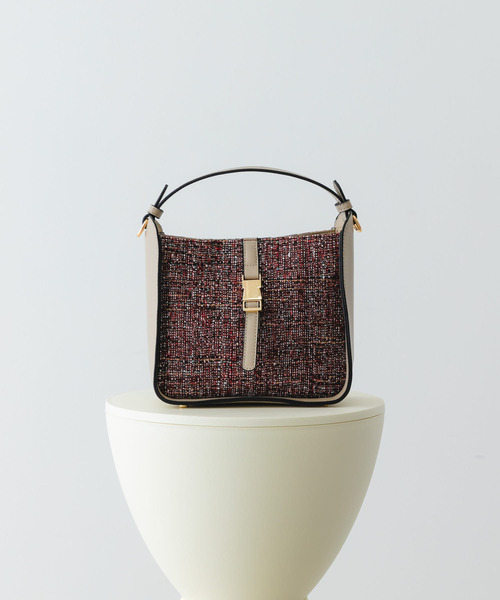 RODE SKO(ロデスコ)の「ツイードショルダーバッグ(ショルダーバッグ・レディース・レッド/ブラック・ONE)」の15枚目の写真