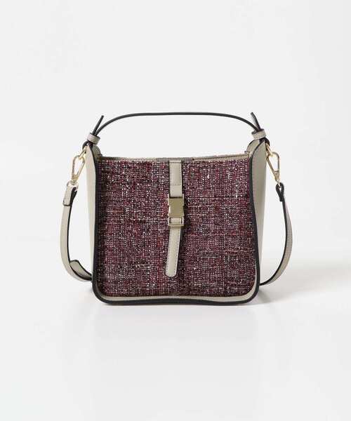 RODE SKO(ロデスコ)の「ツイードショルダーバッグ(ショルダーバッグ・レディース・レッド/ブラック・ONE)」の17枚目の写真