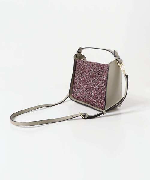 RODE SKO(ロデスコ)の「ツイードショルダーバッグ(ショルダーバッグ・レディース・レッド/ブラック・ONE)」の18枚目の写真