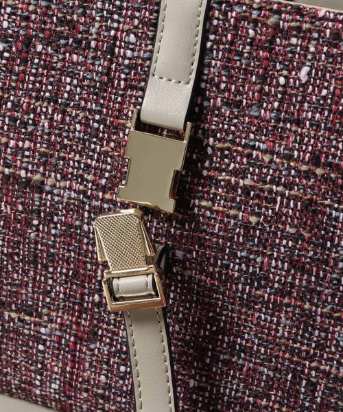 RODE SKO(ロデスコ)の「ツイードショルダーバッグ(ショルダーバッグ・レディース・レッド/ブラック・ONE)」の21枚目の写真