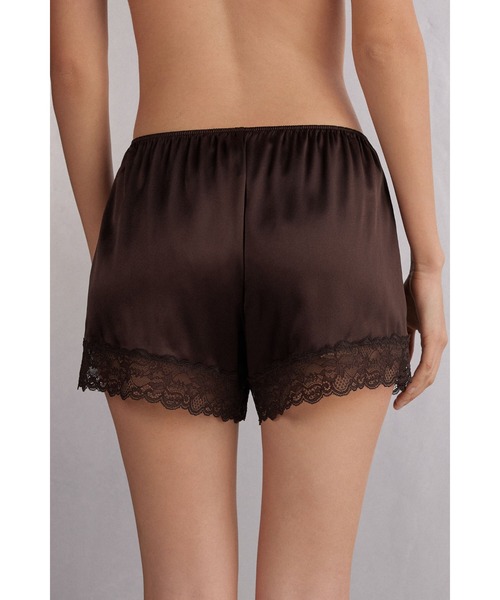 Intimissimi シルク＆レース トップス&ショートパンツ