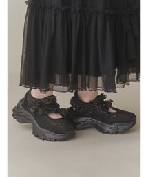 merry jenny | ribbonシアーベルクロスニーカー　/　リボンシアーベルクロスニーカー(スニーカー)