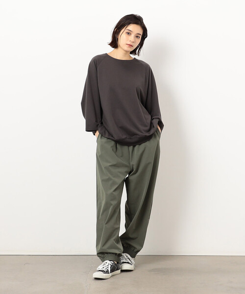 Purple&Yellow(パープルアンドイエロー)の「メッセージプリント6分袖プルオーバー(Tシャツ/カットソー・メンズ・チャコール/パープル/ホワイト・SMALL/MEDIUM/LARGE)」の12枚目の写真