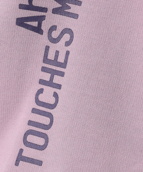 Purple&Yellow(パープルアンドイエロー)の「メッセージプリント6分袖プルオーバー(Tシャツ/カットソー・メンズ・チャコール/パープル/ホワイト・SMALL/MEDIUM/LARGE)」の18枚目の写真
