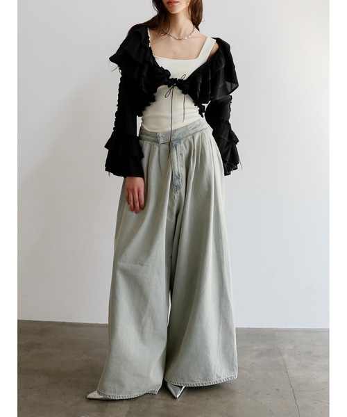 Katrin TOKYO（カトリーントーキョー）の「cup-in square summer knit（ニット/セーター・レディース・アイボリー/ベビーピンク・FREE/XS）」の12枚目の写真