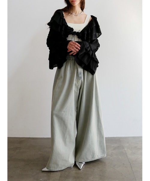 Katrin TOKYO（カトリーントーキョー）の「cup-in square summer knit（ニット/セーター・レディース・アイボリー/ベビーピンク・FREE/XS）」の13枚目の写真