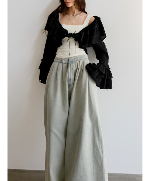 Katrin TOKYO（カトリーントーキョー）の「cup-in square summer knit（ニット/セーター・レディース・アイボリー/ベビーピンク・FREE/XS）」の17枚目の写真