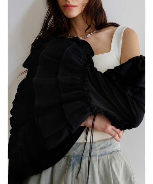 Katrin TOKYO（カトリーントーキョー）の「cup-in square summer knit（ニット/セーター・レディース・アイボリー/ベビーピンク・FREE/XS）」の10枚目の写真