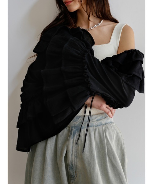 Katrin TOKYO（カトリーントーキョー）の「cup-in square summer knit（ニット/セーター・レディース・アイボリー/ベビーピンク・FREE/XS）」の11枚目の写真