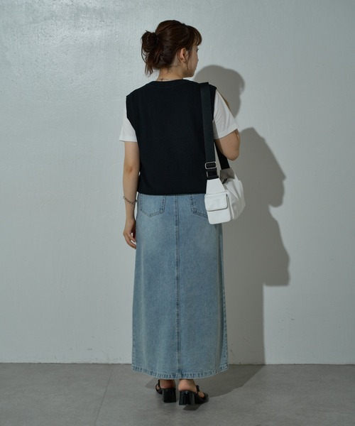 COLONY 2139(コロニートゥーワンスリーナイン)の「ナイロンサイドポケットバッグ(ショルダーバッグ・レディース・ホワイト/ブラック・FREE)」の9枚目の写真