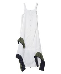 UN3D. | LAYER PARTS SHIRT CAMI-OP(シャツワンピース)