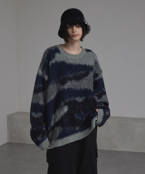 帽子 SHAGGY BUCKET HAT Hand-stitched shaggy bucket hat / ハンドステッチ シャギー