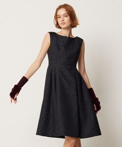 セール】NS JACQUARD HEPBURN DRESS（NSジャカードヘプバーンドレス