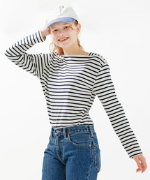 Levi's/リーバイス MARIE’S CLOSET BAY SAILOR 長袖Tシャツ ネイビー OPEN WATER
