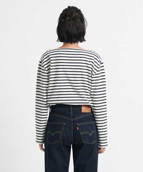 Levi's（リーバイス）の「Levi's/リーバイス MARIE’S CLOSET BAY SAILOR 長袖Tシャツ ネイビー OPEN WATER（Tシャツ/カットソー・レディース・ブルー・M/S/XS）」の14枚目の写真