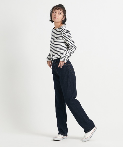 Levi's（リーバイス）の「Levi's/リーバイス MARIE’S CLOSET BAY SAILOR 長袖Tシャツ ネイビー OPEN WATER（Tシャツ/カットソー・レディース・ブルー・M/S/XS）」の7枚目の写真