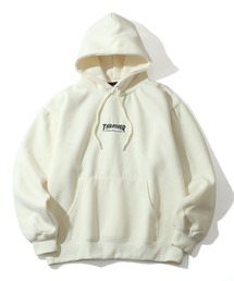【THRASHER/スラッシャー】裏起毛 ロゴ刺繍 プルオーバー スウェット パーカー