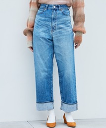 SOMETHING | SOMETHING ELSA SUPER HI-RISE LOOSE STRAIGHT/スーパーハイライズルーズストレートデニムパンツ(デニムパンツ)