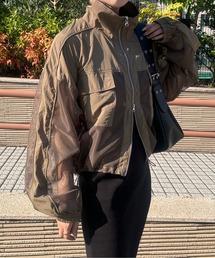 y/m by misato | メッシュ切替ルーズブルゾン(ブルゾン)