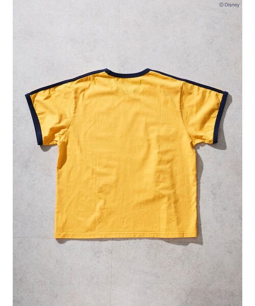 セール】ラインTシャツ Yellow/Disney（Tシャツ/カットソー