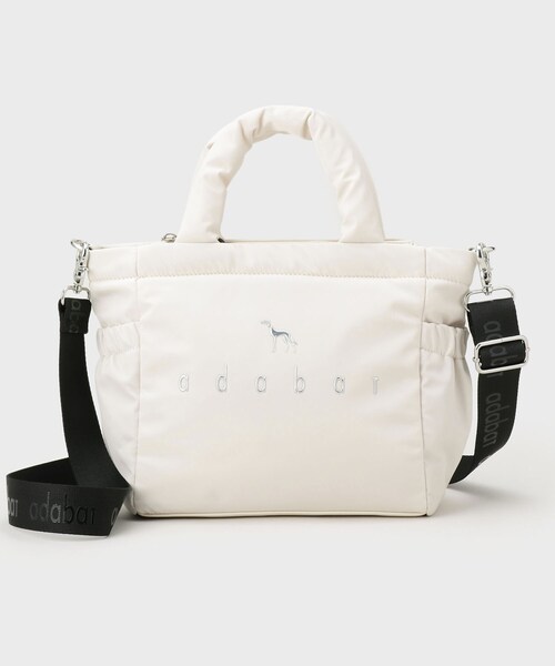 adabat（アダバット）の「ショルダー付き ボックスタイプカートバッグ（ハンドバッグ・レディース・イエロー/ホワイト・00）」の7枚目の写真