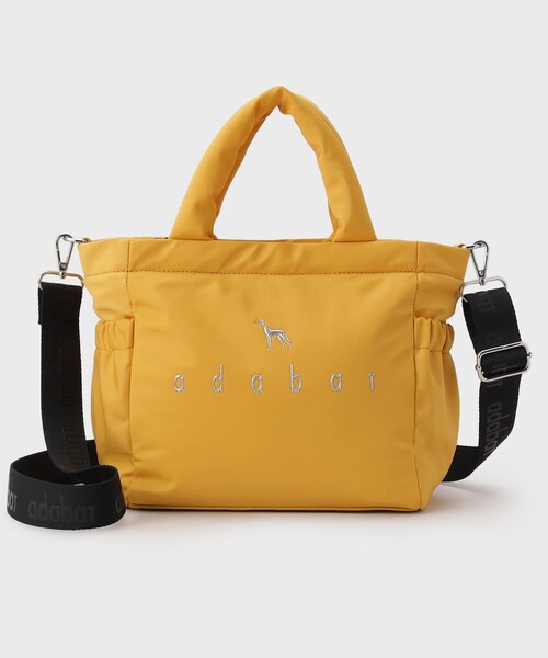 adabat（アダバット）の「ショルダー付き ボックスタイプカートバッグ（ハンドバッグ・レディース・イエロー/ホワイト・00）」の8枚目の写真