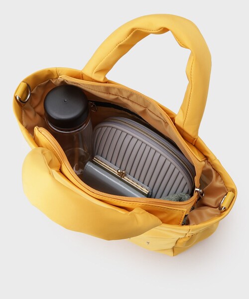 adabat（アダバット）の「ショルダー付き ボックスタイプカートバッグ（ハンドバッグ・レディース・イエロー/ホワイト・00）」の14枚目の写真