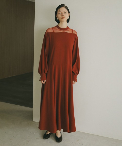 ワンピース macoBalloon Sleeve Flare One-piece 松本恵奈のMUST BUY- CLANEのお気に入りアイテム紹介。5月3日
