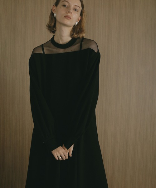 ワンピース macoBalloon Sleeve Flare One-piece 松本恵奈のMUST BUY- CLANEのお気に入りアイテム紹介。5月3日