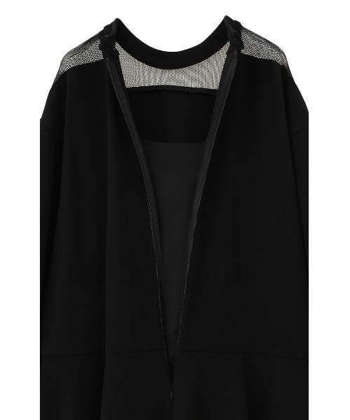MANOF（マノフ）の「SHOLDER MESH FLARE ONE PIECE（ワンピース