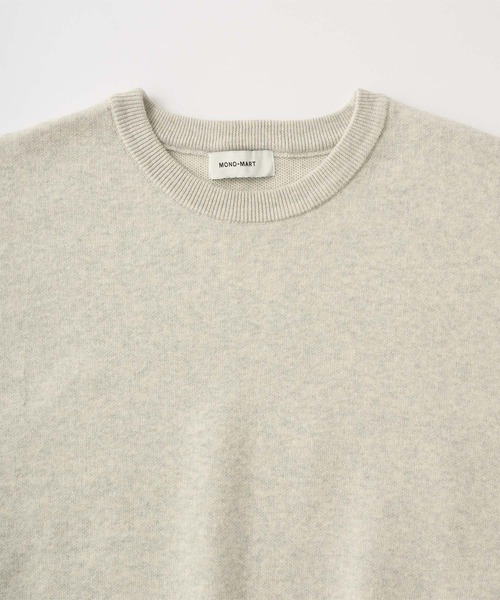 MONO-MART(モノマート)の「<ウォッシャブル>スウェットライクビッグニット(ニット/セーター・レディース・アイボリー/ミント/オートミール/杢グレー/ネイビー/ブラック/レッド/ピンク/ブルー系/スモークピンク/ダークグレー/モカ/モスグリーン・FREE)」の21枚目の写真