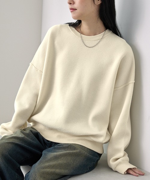 a machine 黄色 ニット スウェット 24aw a machine 黄色 ニット