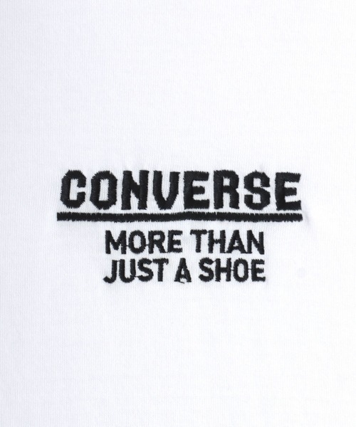 CONVERSE(コンバース)の「CONVERSE/コンバース ワンポイントロゴ 袖/バックプリント ラグラン ロンT 長袖 レディース メンズ(Tシャツ/カットソー・レディース・ブラック系その他/ブラック/ホワイト/ホワイト系その他・M/L/LL)」の13枚目の写真