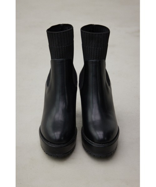 AZUL by moussy（アズールバイマウジー）の「ソックスヒールブーツ（ブーツ・レディース・ブラウン/ブラック・LL/LARGE/MEDIUM/SMALL）」の15枚目の写真