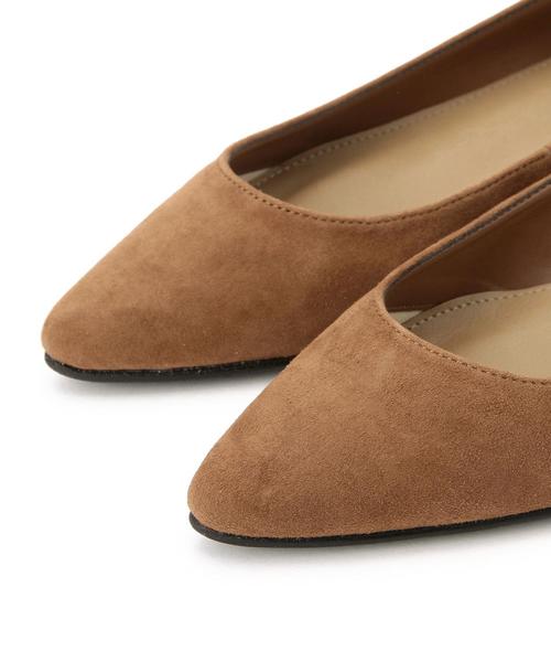 BEAUTY&YOUTH UNITED ARROWS（ビューティーアンドユースユナイテッドアローズ）の「BY スウェードポインテッドトゥパンプス 2.0◆（パンプス・レディース・ブラック/オリーブ/ブラウン/グレー/ワインレッド・37/36/37h/36h/38/35h）」の10枚目の写真